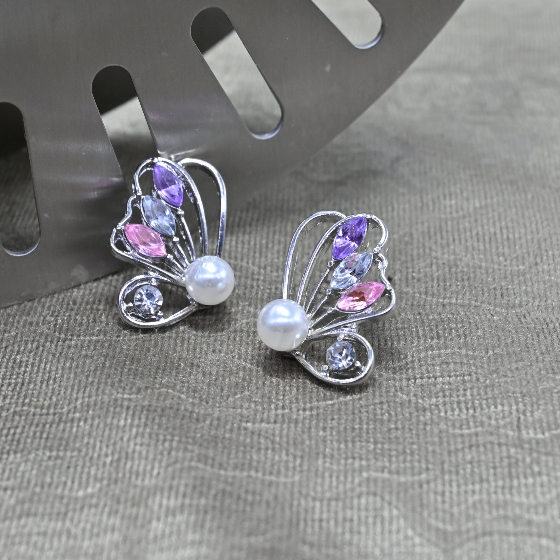 Fairy Wings Stud Earrings