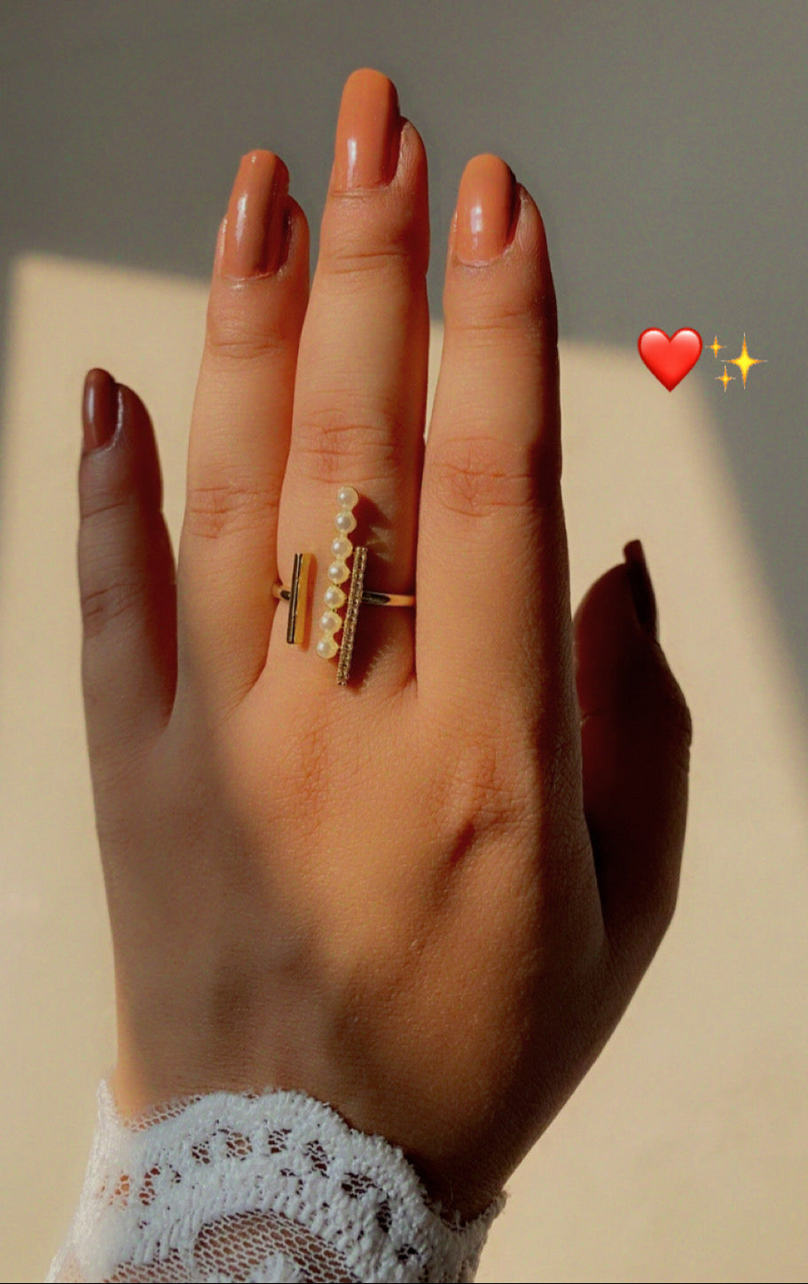 Pearl Drama Ring