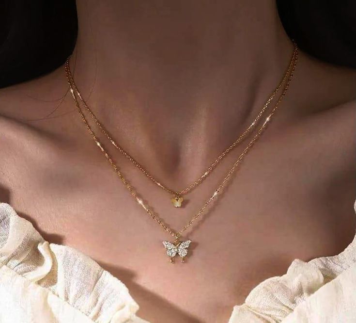 Fluttering Butterfly Necklace