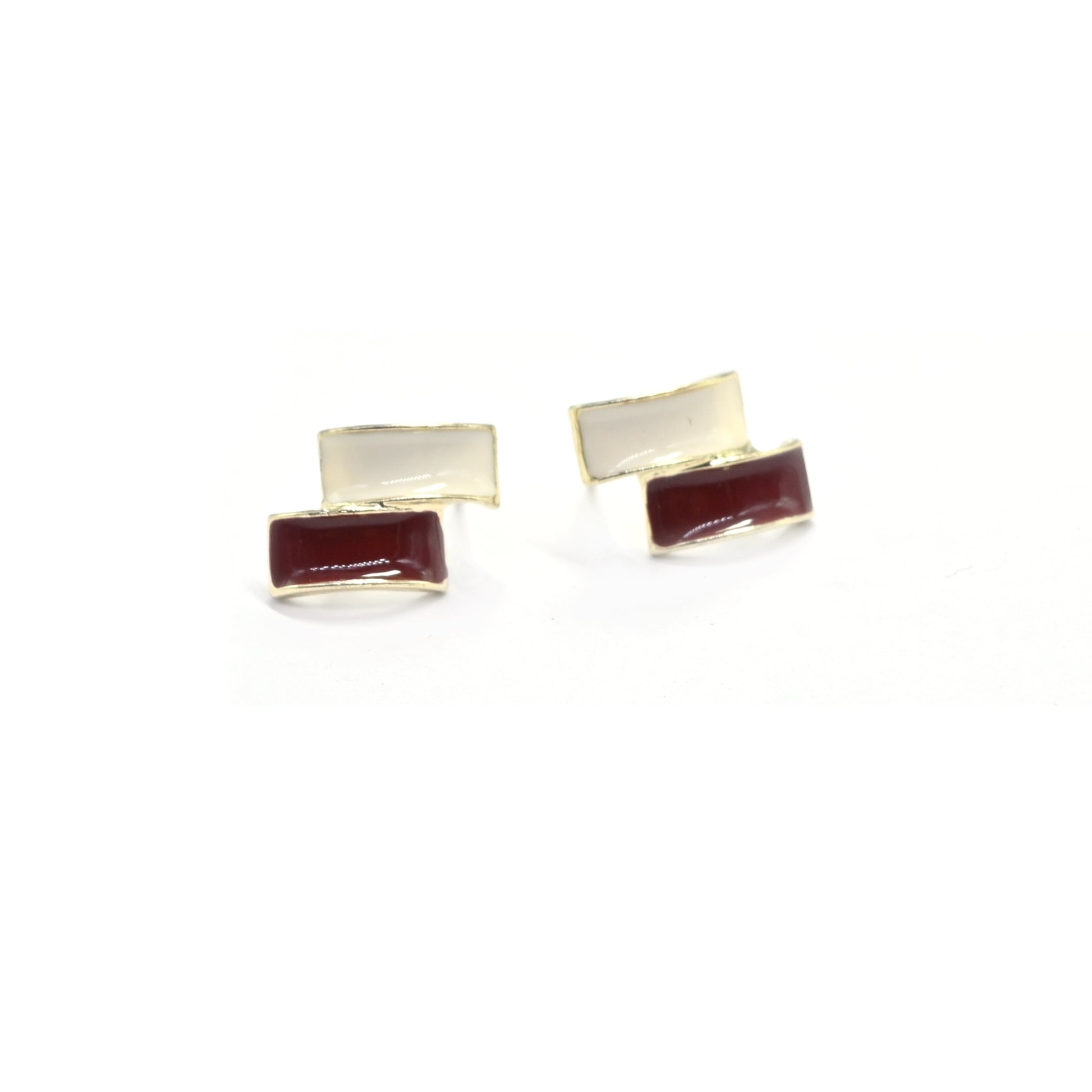 Ivory Love Stud Earrings