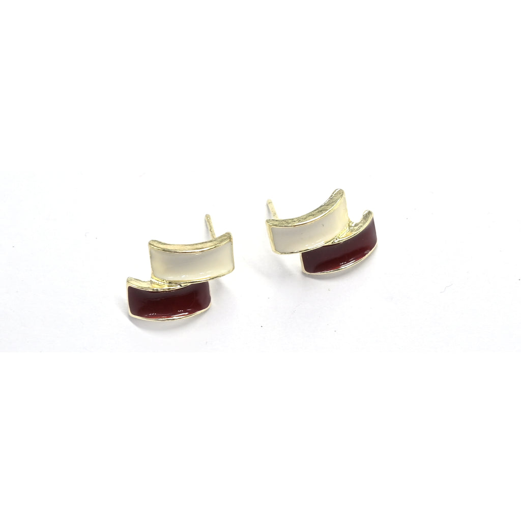 Ivory Love Stud Earrings