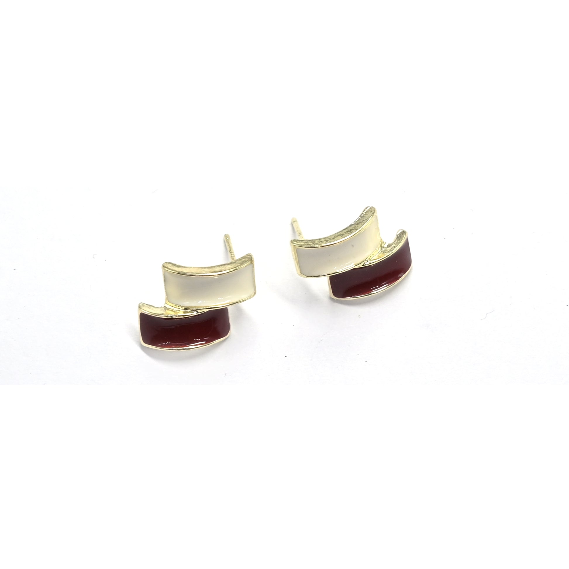 Ivory Love Stud Earrings
