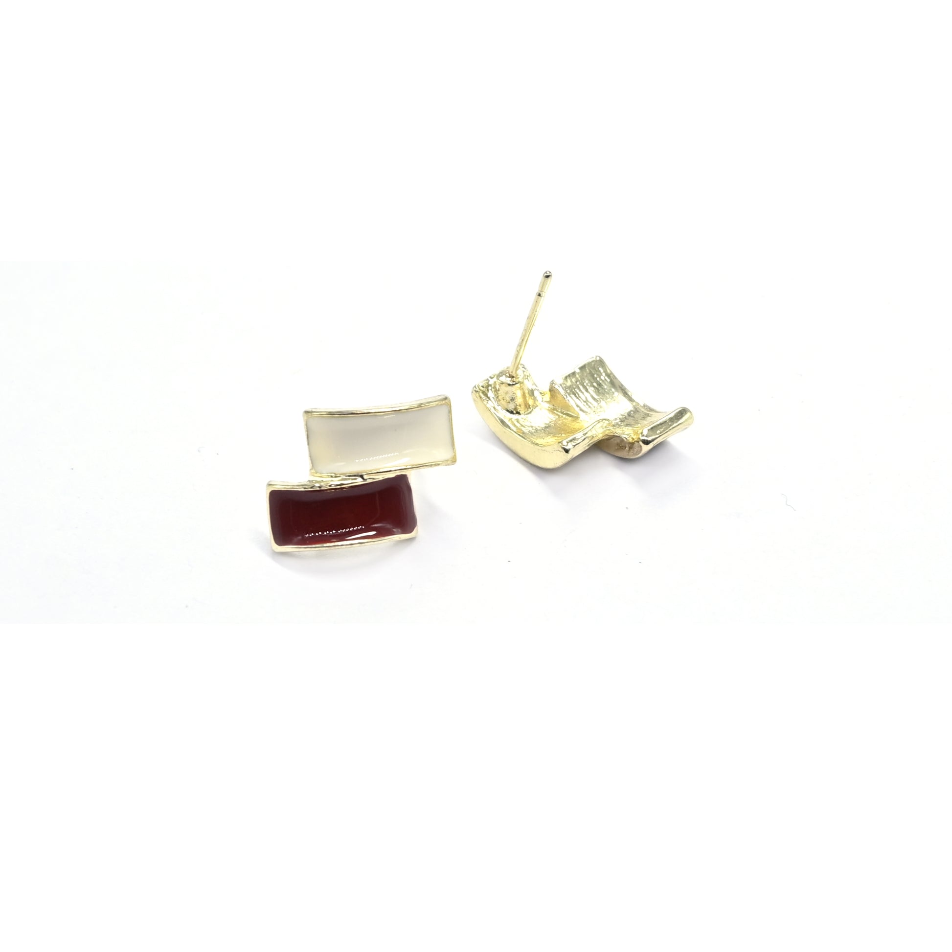 Ivory Love Stud Earrings