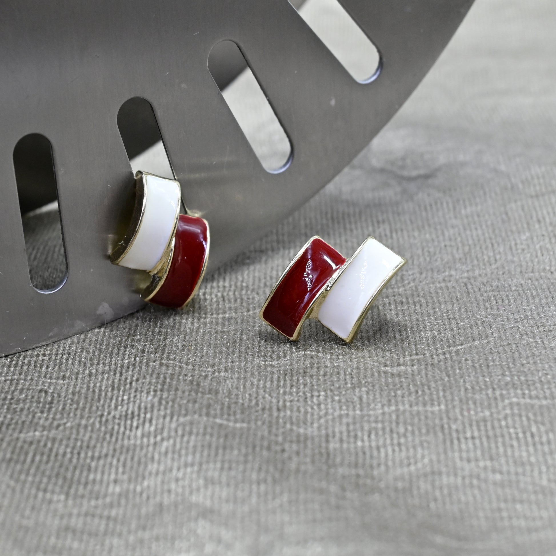 Ivory Love Stud Earrings