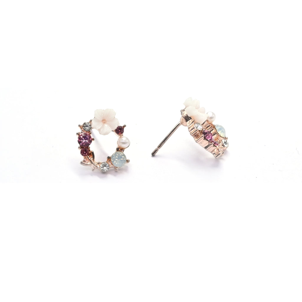 Princess Tiara Stud Earrings