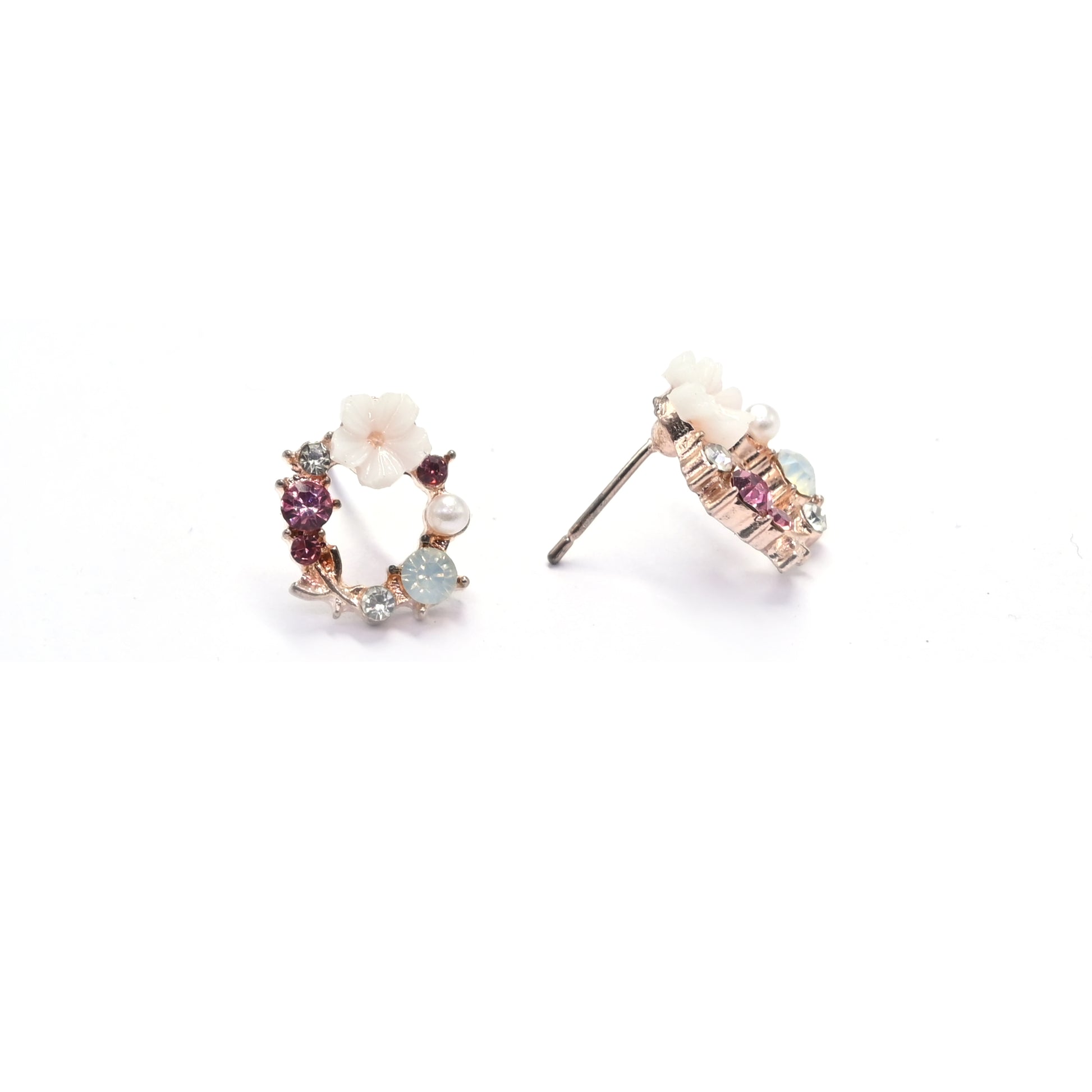 Princess Tiara Stud Earrings