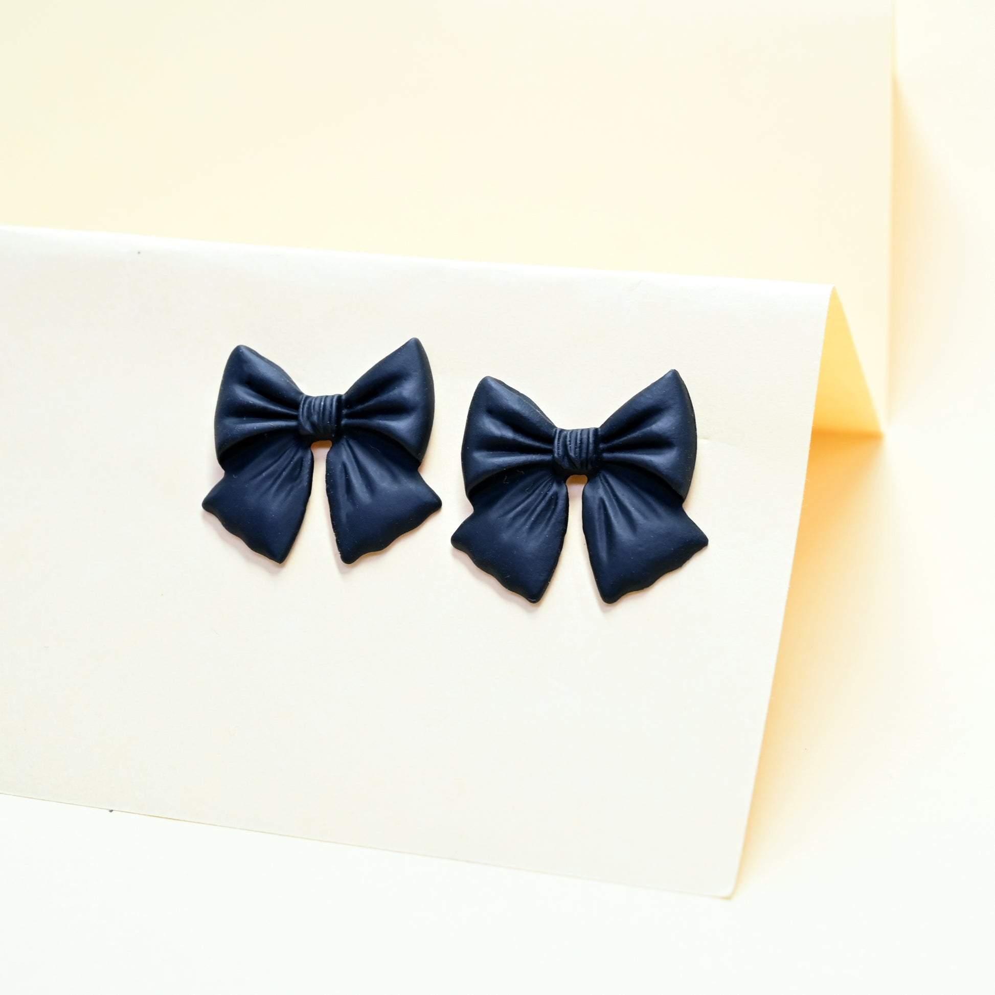 Midnight Knot Stud Earrings