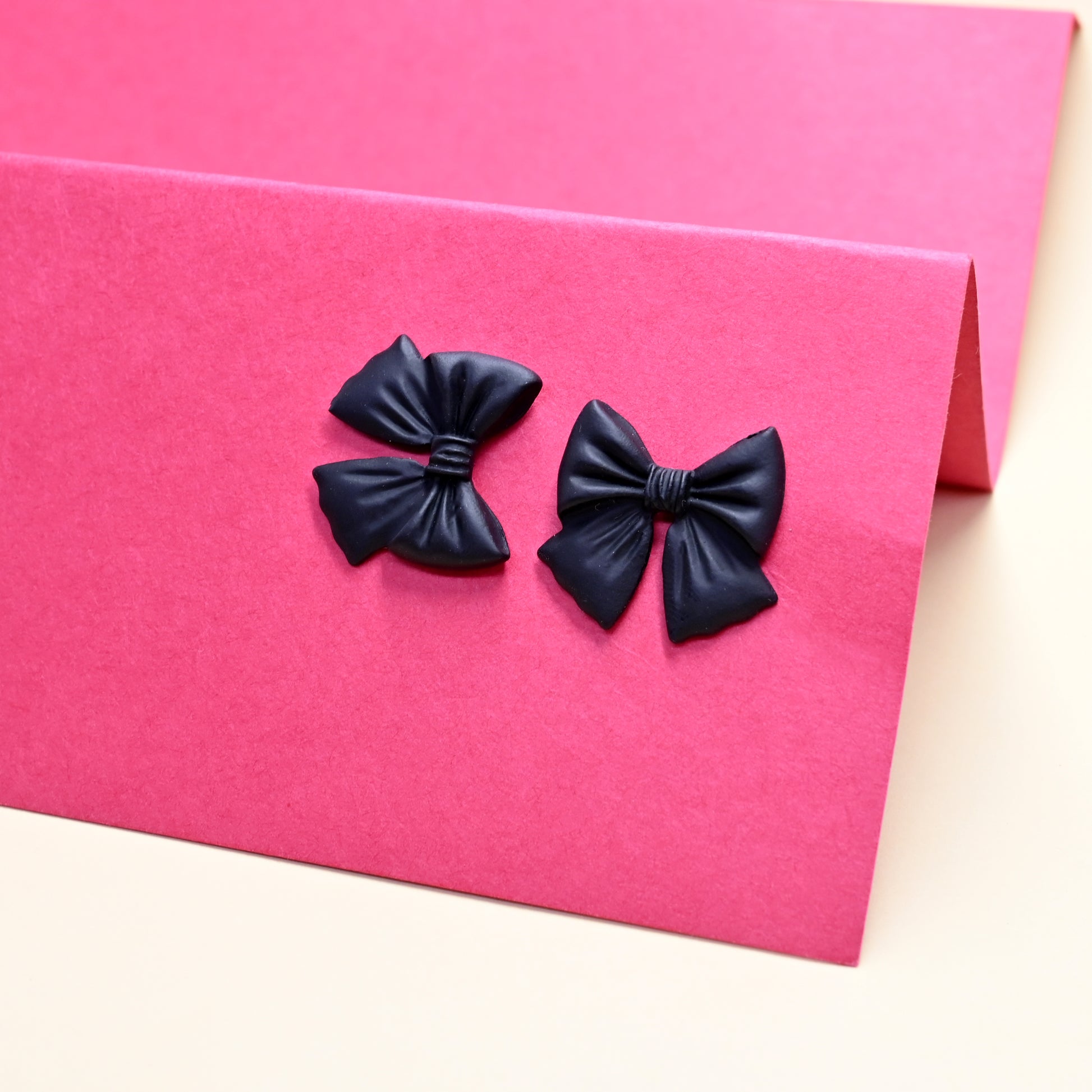 Midnight Knot Stud Earrings