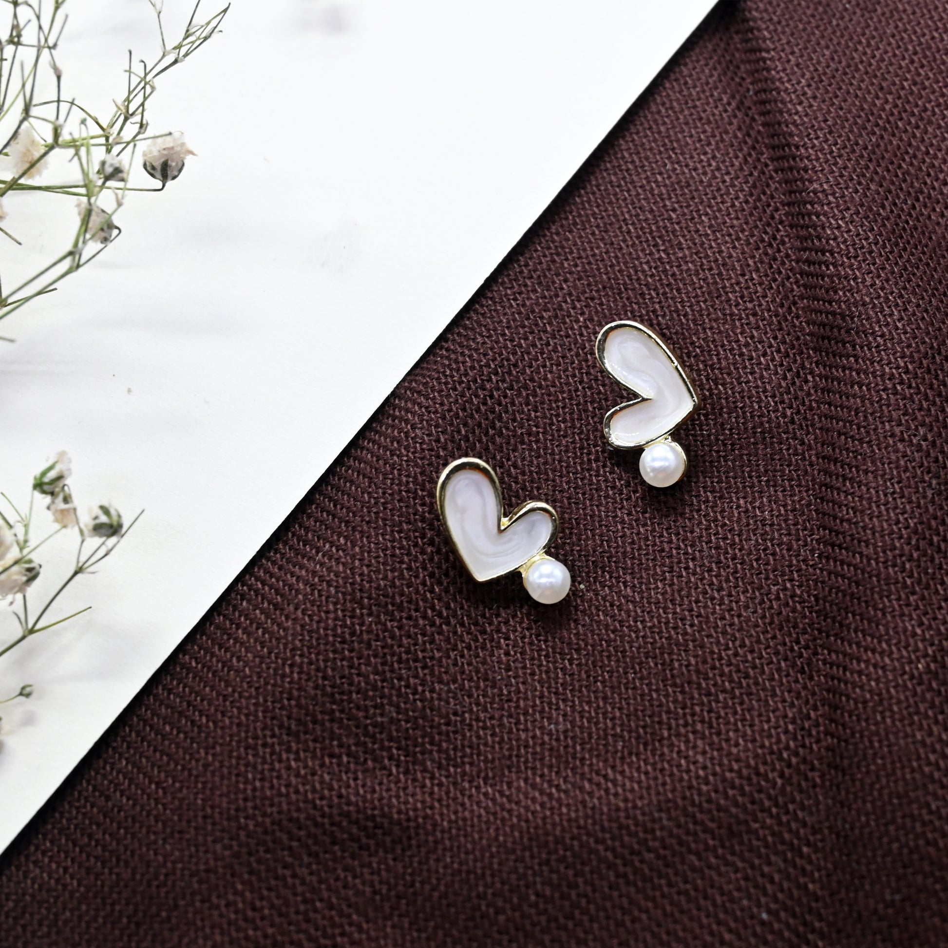 Cute Heart Stud Earrings