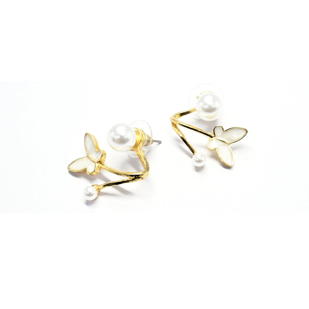 Moonfly Stud Earrings