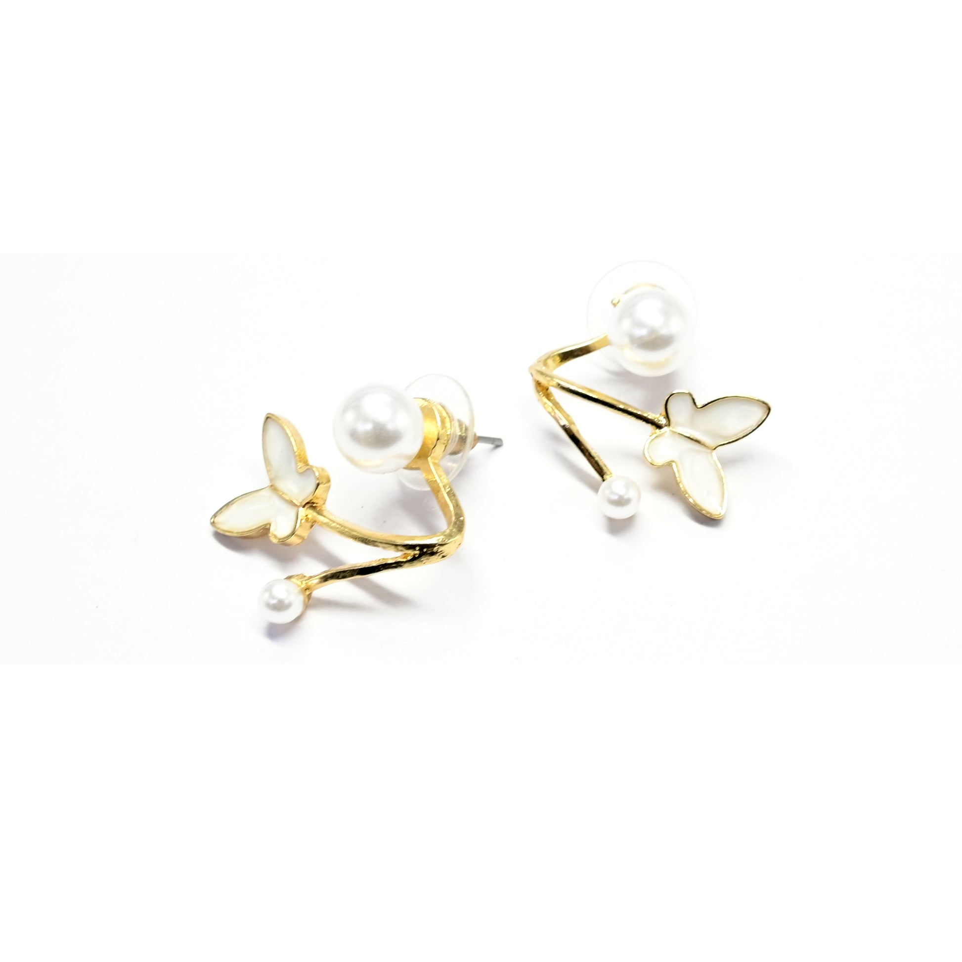 Moonfly Stud Earrings