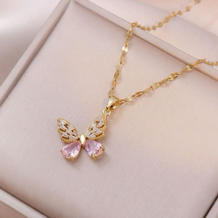 Blush Flutter Necklace