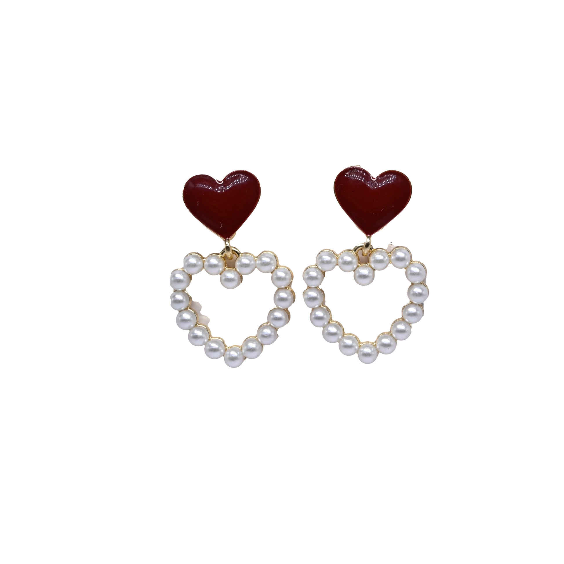 Pearl Crush Stud Earrings