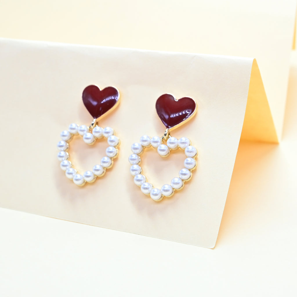Pearl Crush Stud Earrings