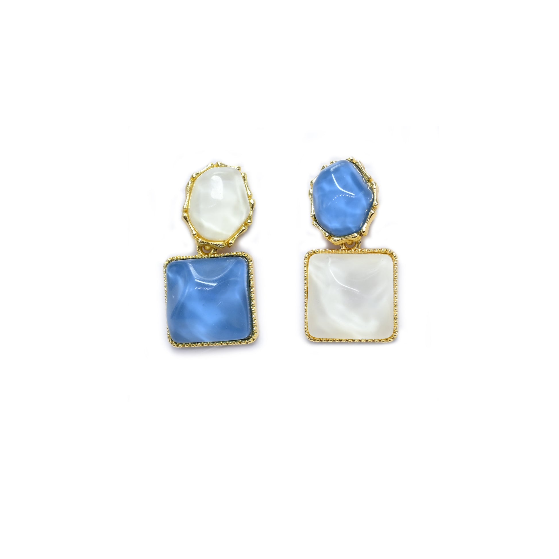 Cloud & Sky Stud Earrings