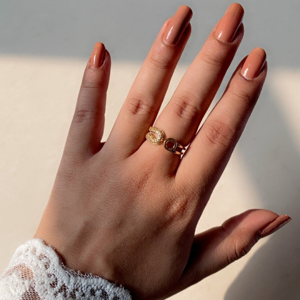 Safety Pin Spark Ring