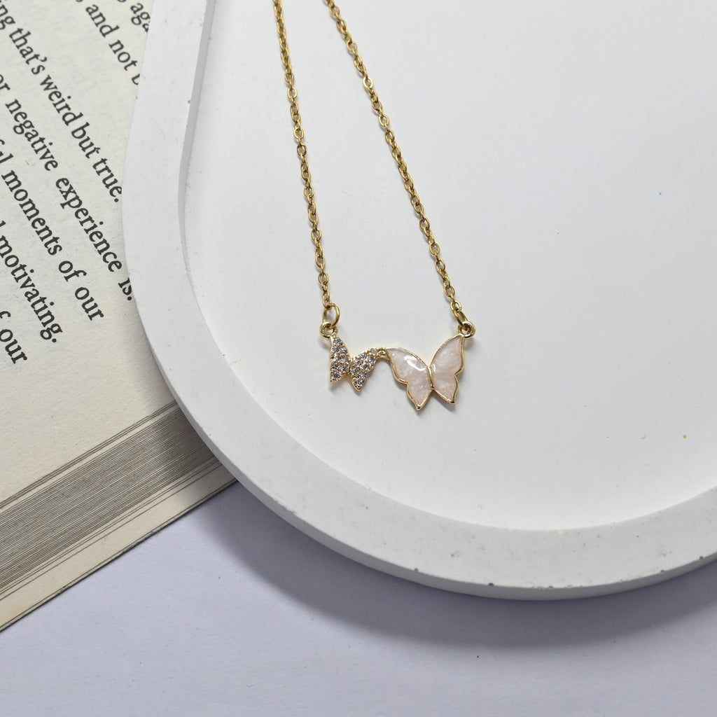 Twin Butterfly Necklace