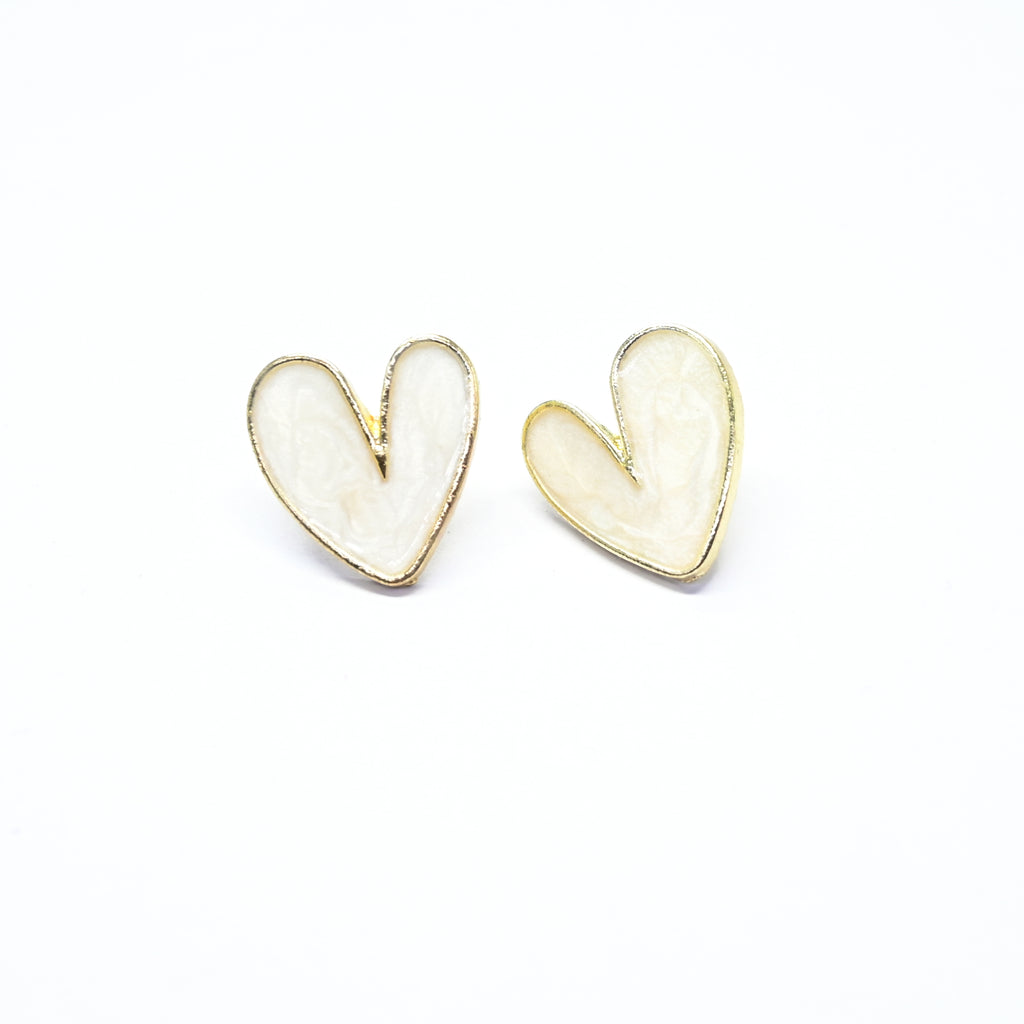 Ivory Kiss Stud Earrings