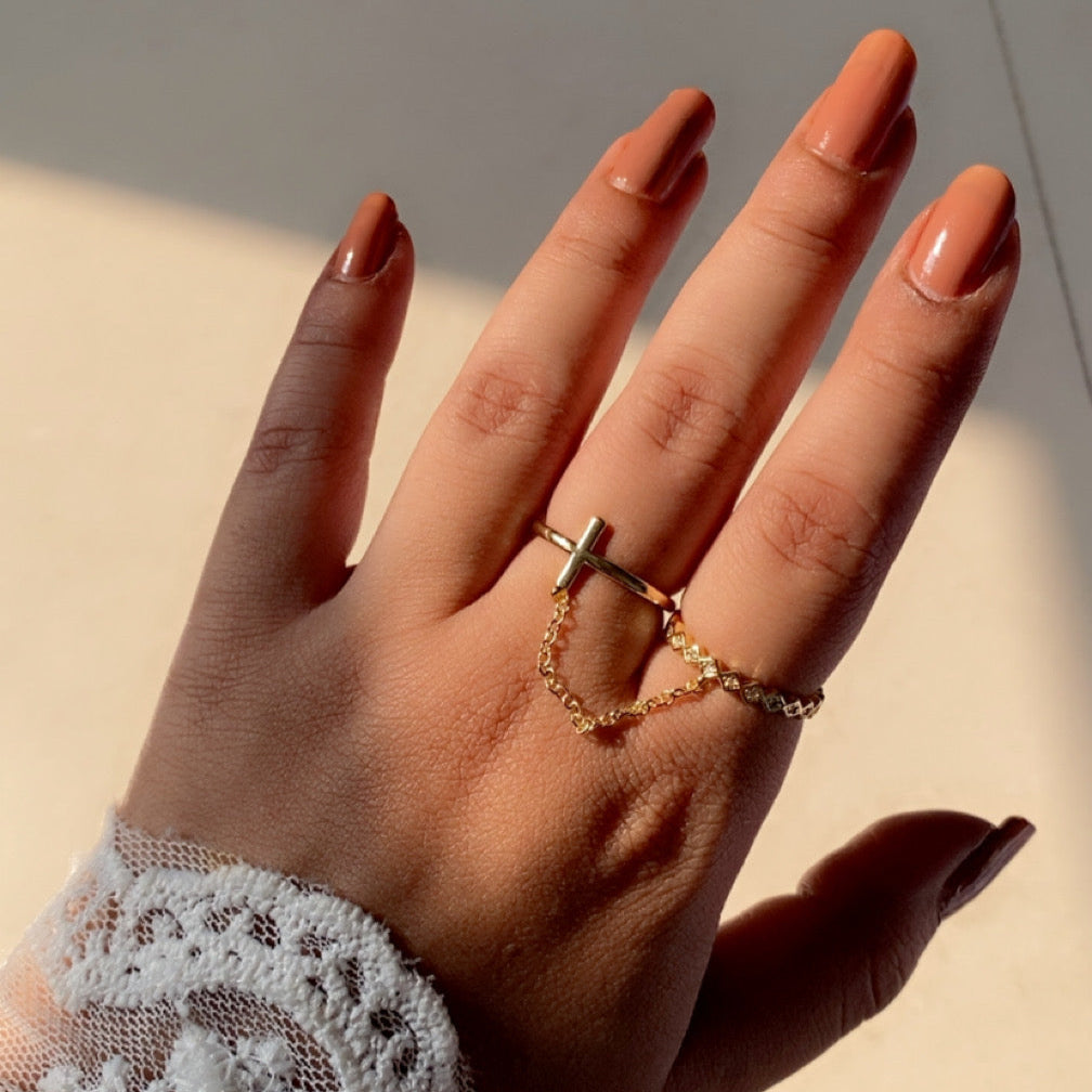Linked in Love Ring