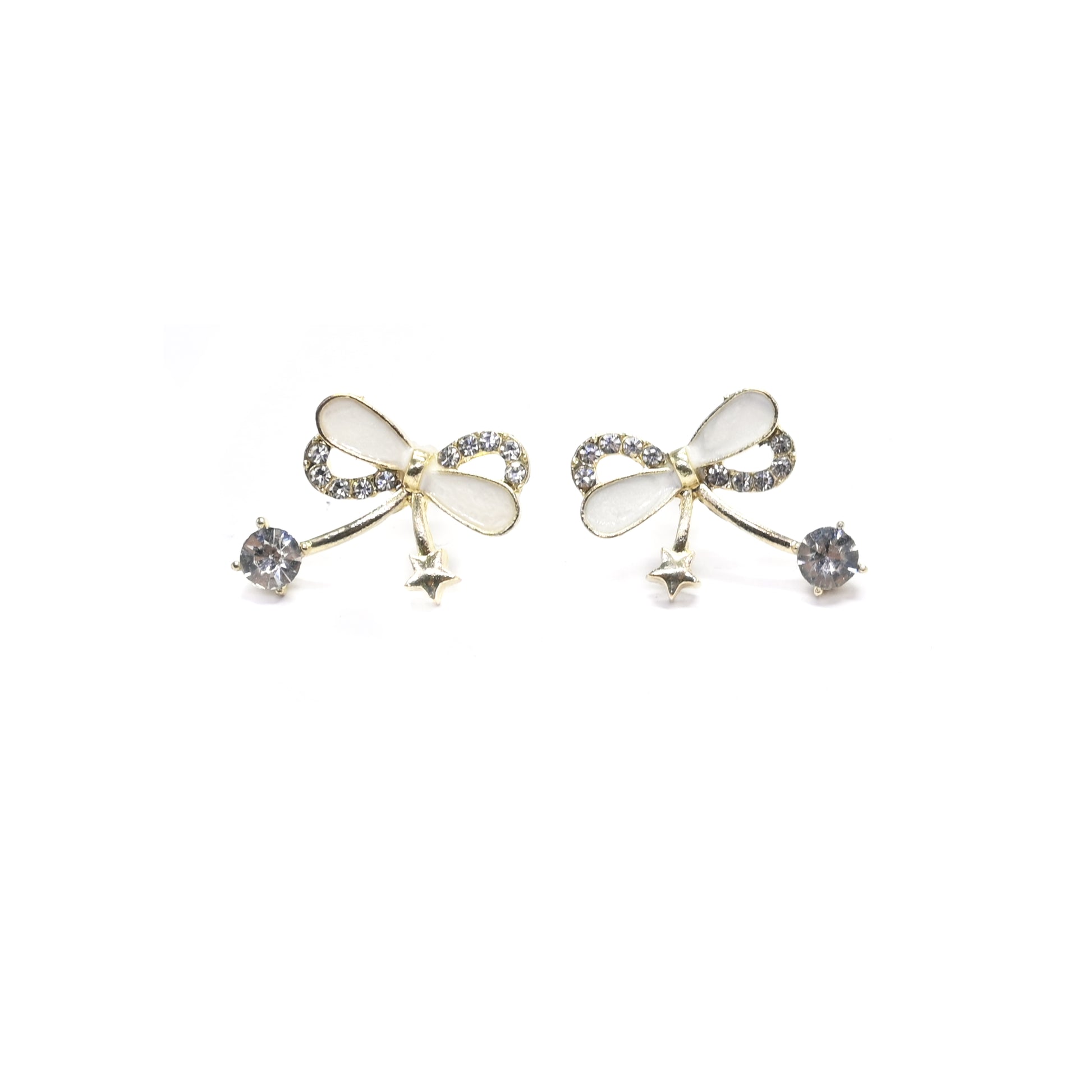 Bowed Grace Stud Earrings