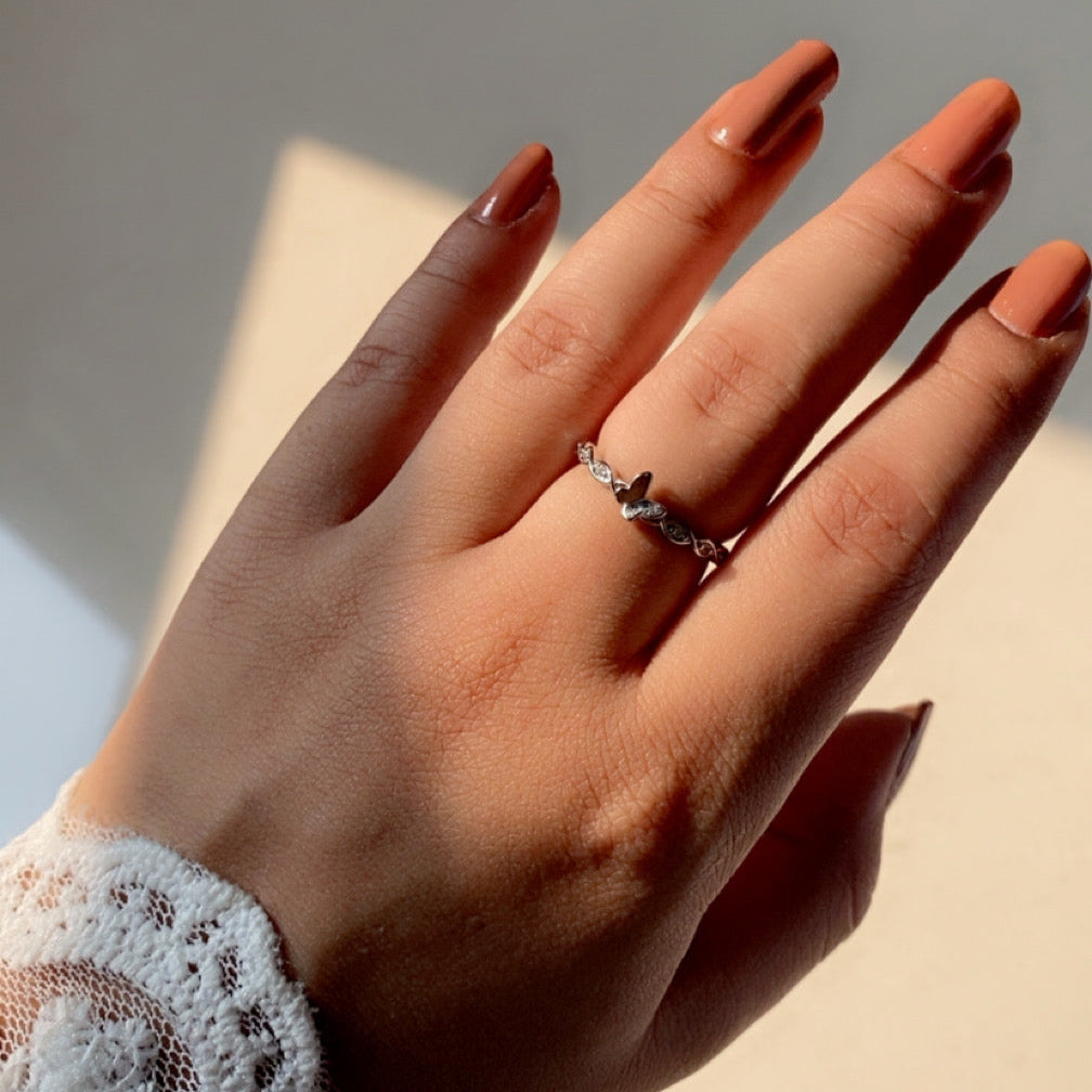 Butterfly Twirl Ring