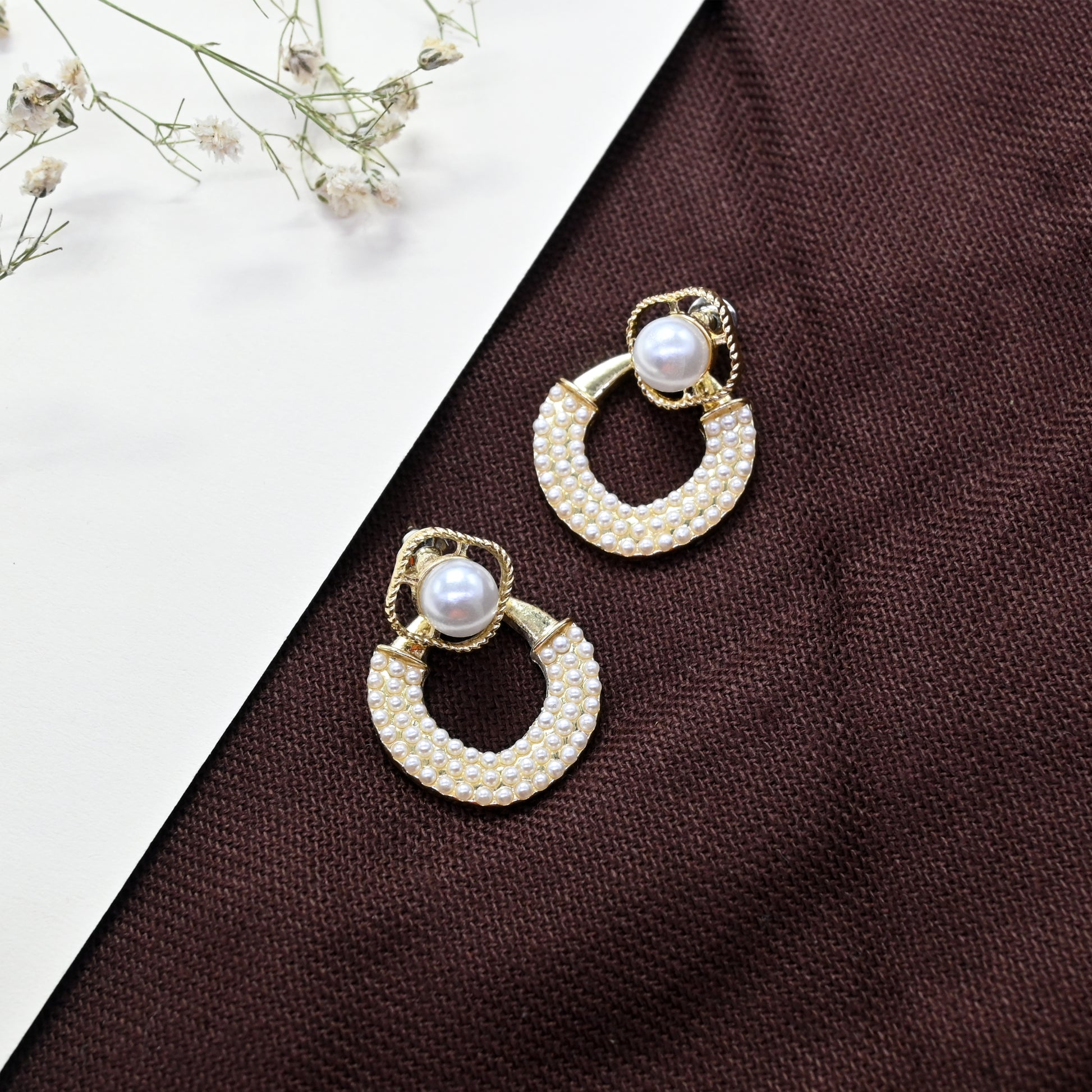 Pearl Whispers Stud Earrings