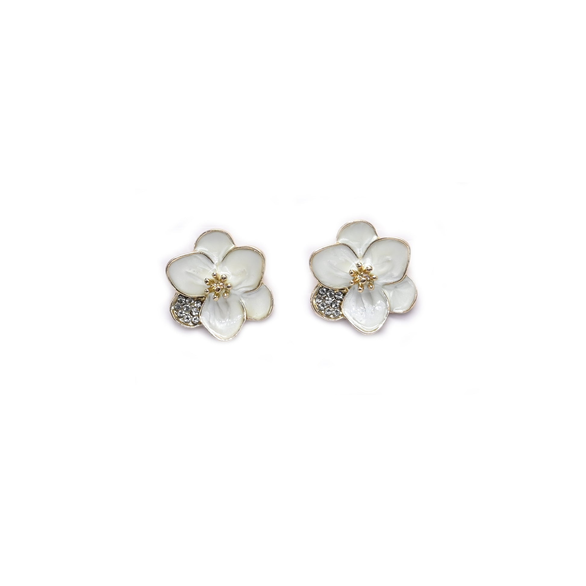 Sparkling Florette Stud Earrings