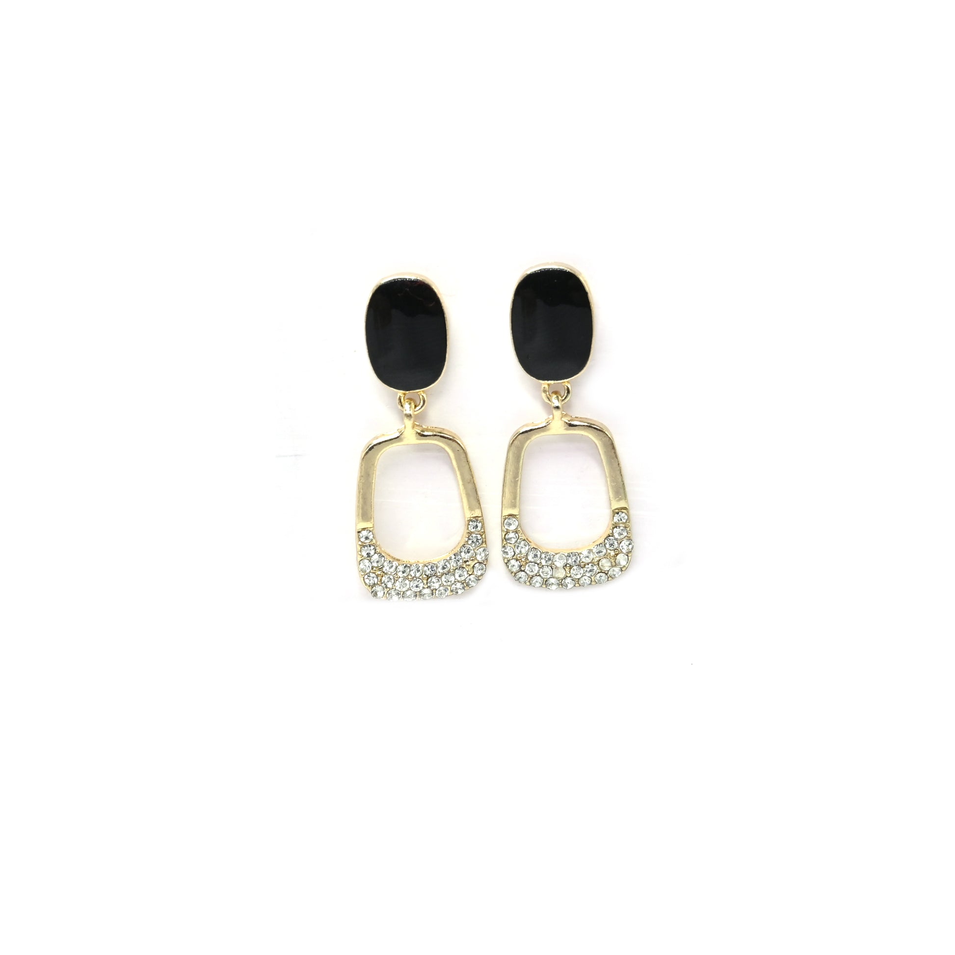 Black Beauty Stud Earrings