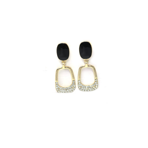 Black Beauty Stud Earrings