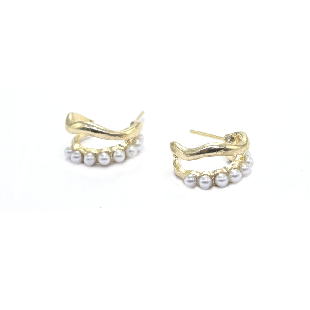 Tiny Dew Stud Earrings
