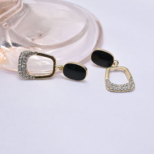 Black Beauty Stud Earrings