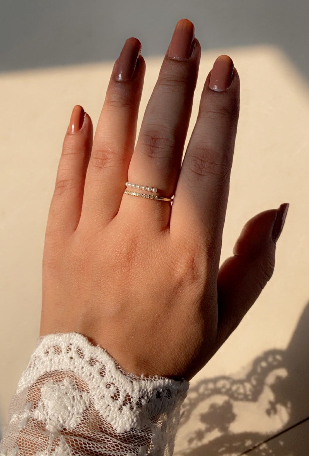 Pearly Hug Ring
