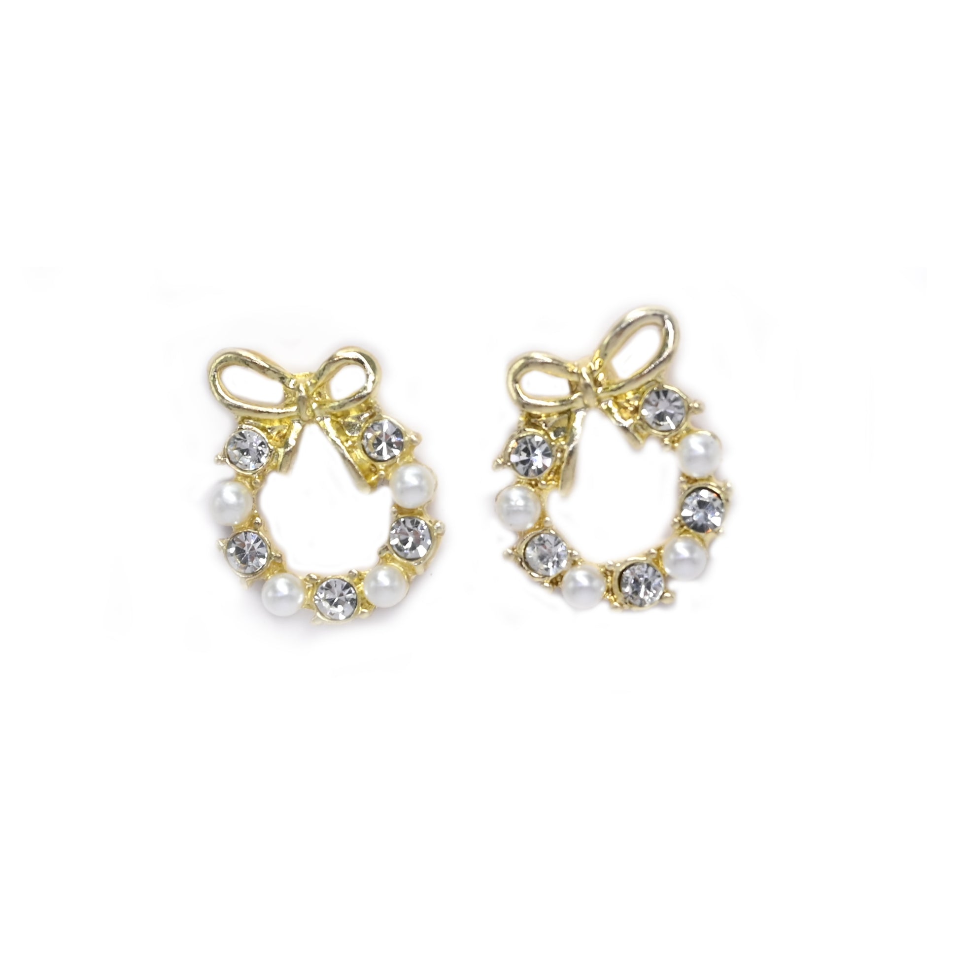 Pretty Bow Stud Earrings