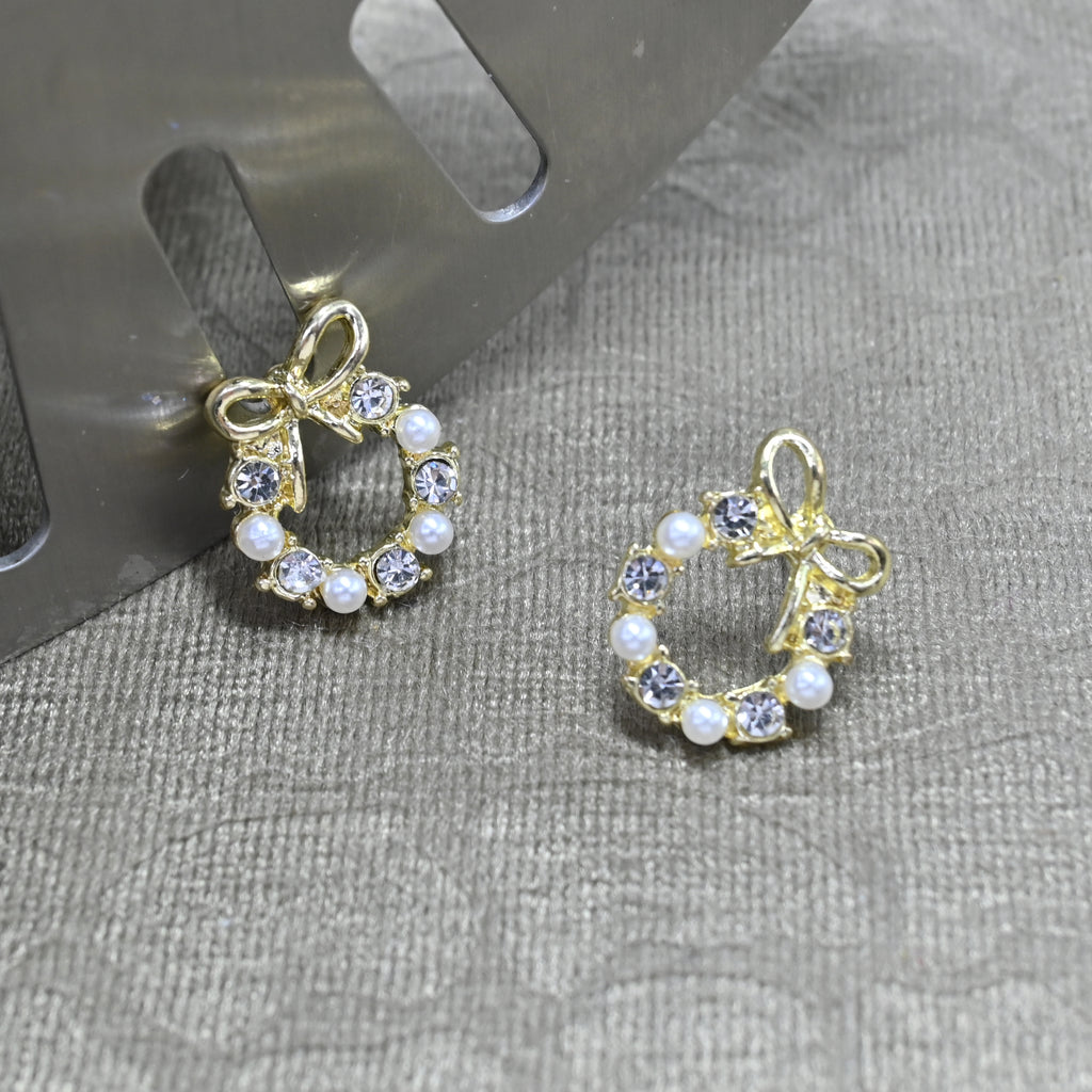 Pretty Bow Stud Earrings