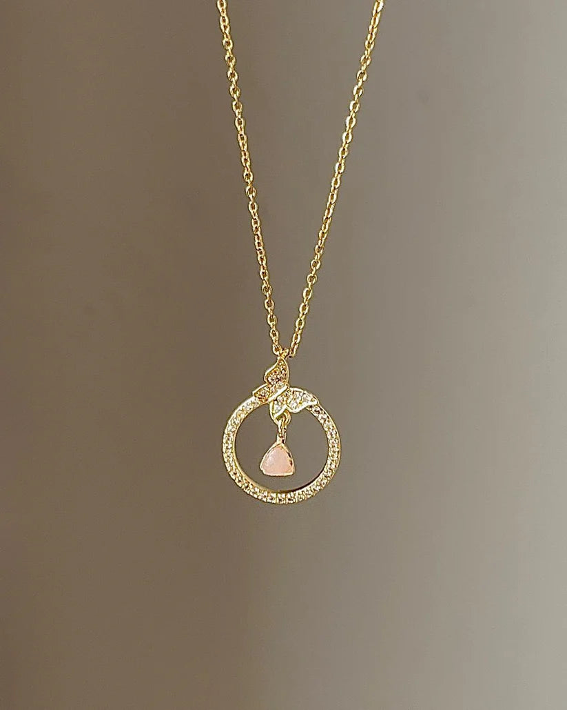 Whisper in Rose Necklace