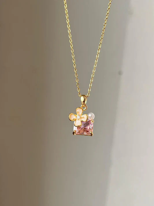 Pink Meadow Necklace